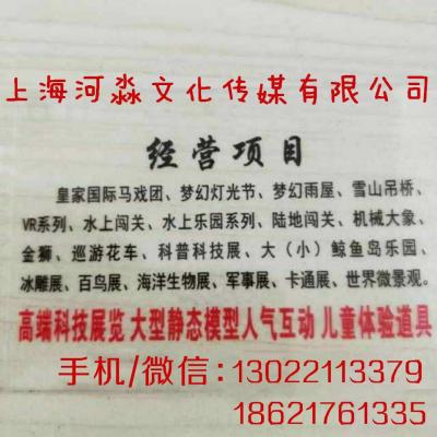 上海，軍事模型，仿真恐龍，科普科技展，蜂巢迷宮，鯨魚島，風(fēng)動(dòng)雕塑，