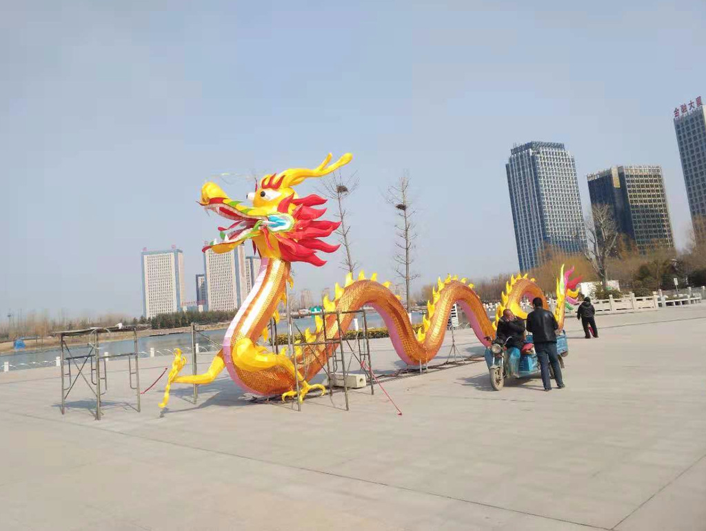 北京中關(guān)村and濟寧市區(qū)花燈案例
